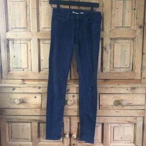 Vince Womens‎ Size 25 Lola Stovepipe Skinny Jeans Navy Blue Dark Wash